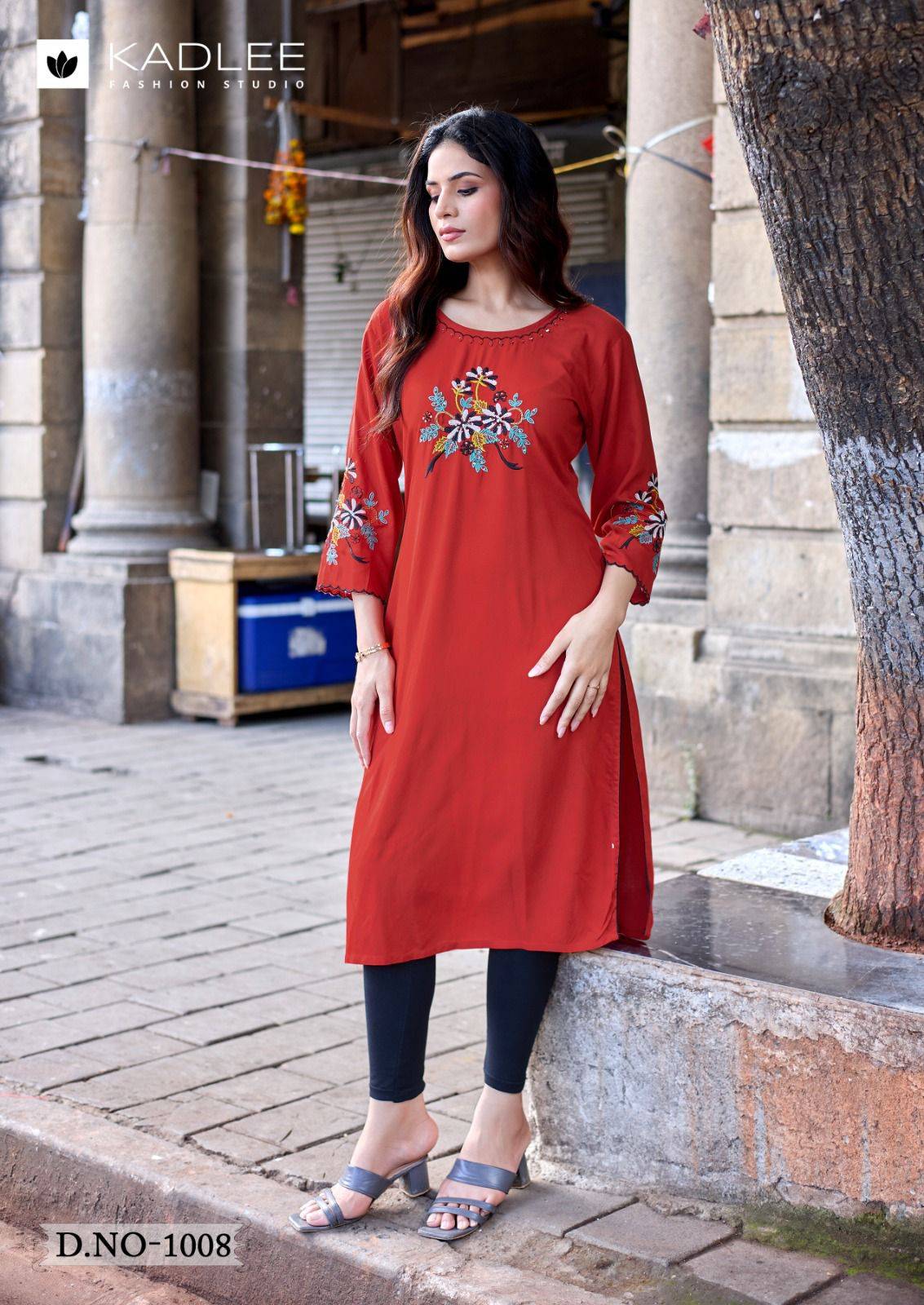 Ladlee Vol 3 By KADLEE 1007 To 1012 Series  Designer Ethnic Wear Collection Rayon Kurtis At Wholesale Price